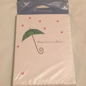1pk American Greetings Shower Invitations